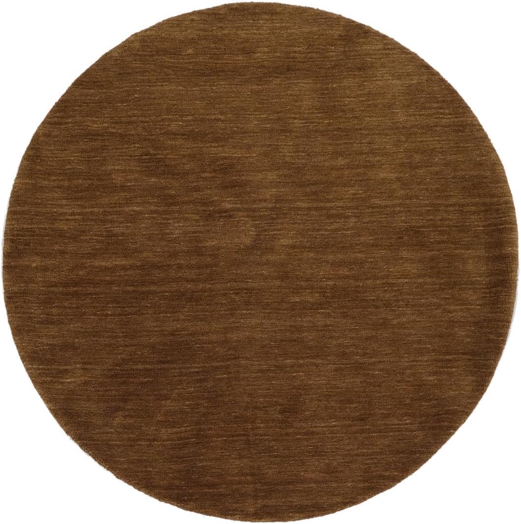 RugVista, Handloom, Teppich, Mittelflor, Ø 250 cm, Rund, Shaggy, Wolle, Flur, Schlafzimmer, Küche, W