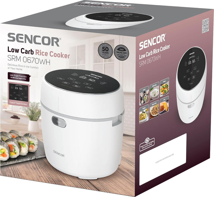 Low Carb Rice Cooker SRM 0670WH SENCOR