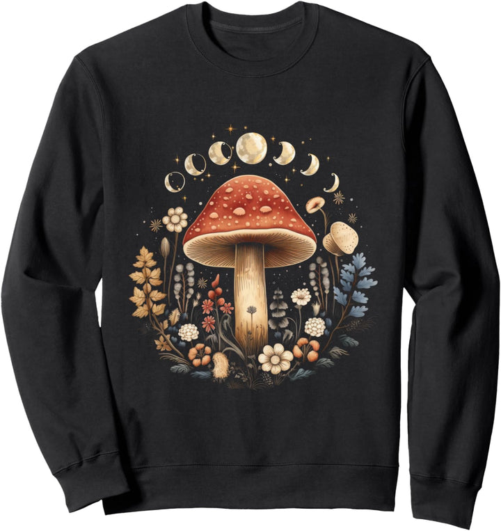 Mystischer Pilz: Eine Verbindung von Natur und Kosmos Sweatshirt