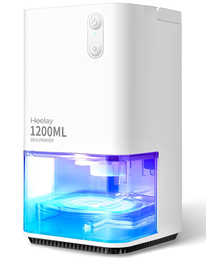 Luftentfeuchter 1200ML,Heelay Luftentfeuchter Elektrisch Entfeuchter Energiesparend,Tragbar,Ultra Le