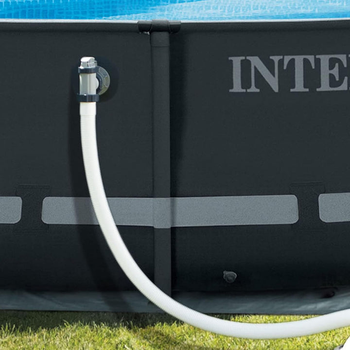 Intex Schlauch- und Muttern-Set aus Kunststoff für Pumpe, Grau, 29060E, 1 Stück 1-Pack, 1-Pack