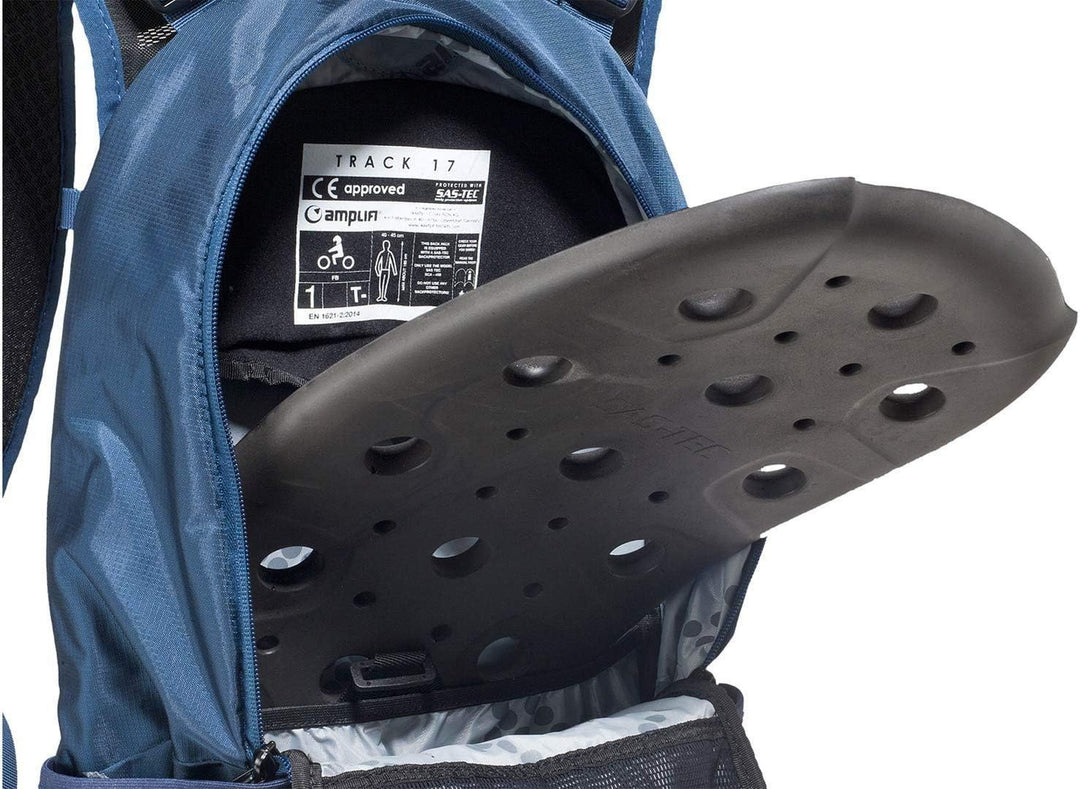 AmpliFi Track 17 Fahrrad Rucksack blau