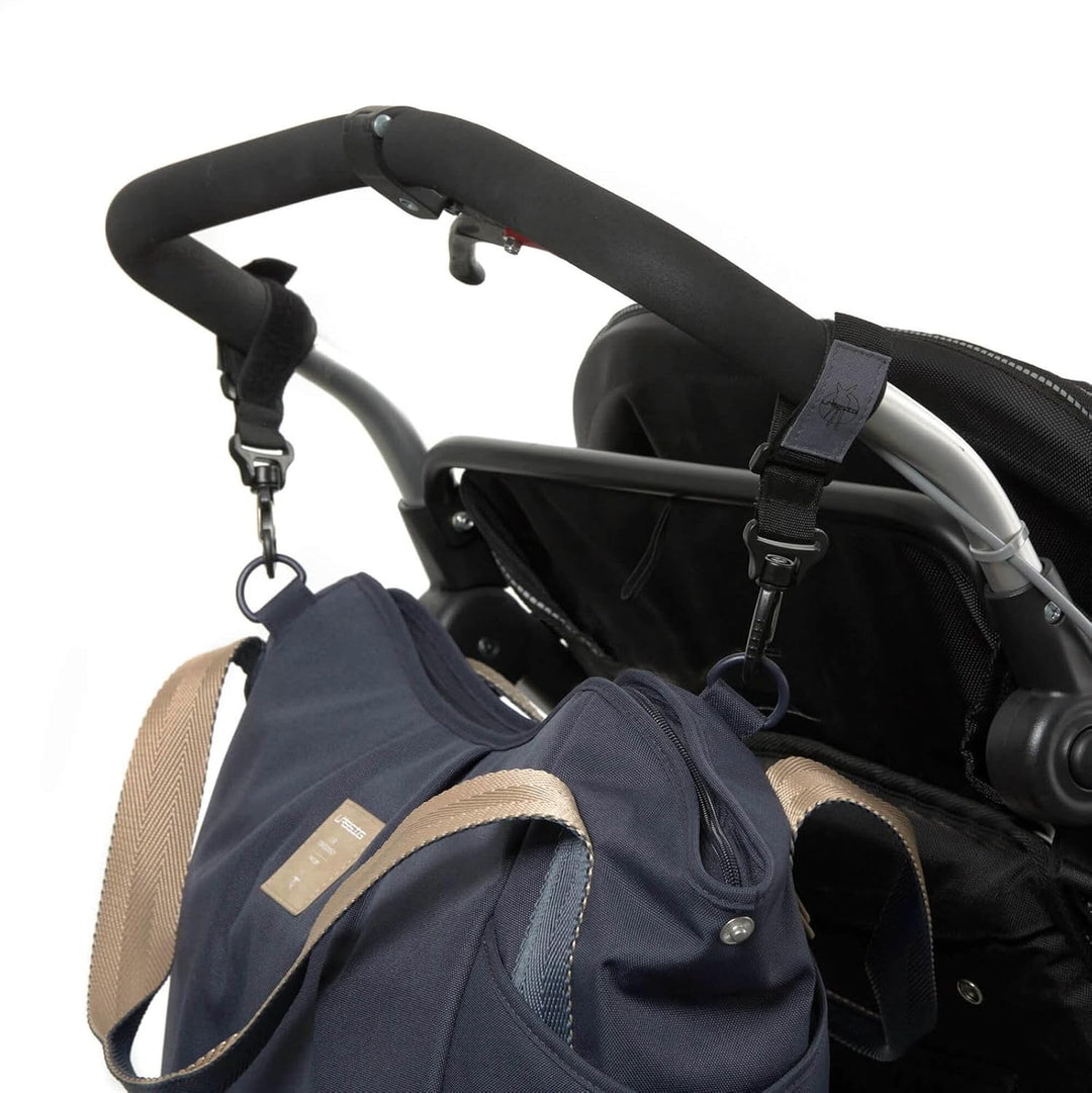 LÄSSIG Baby Wickeltasche Zwillinge Zwillingswickeltasche Babytasche Kliniktasche Wickelrucksack inkl