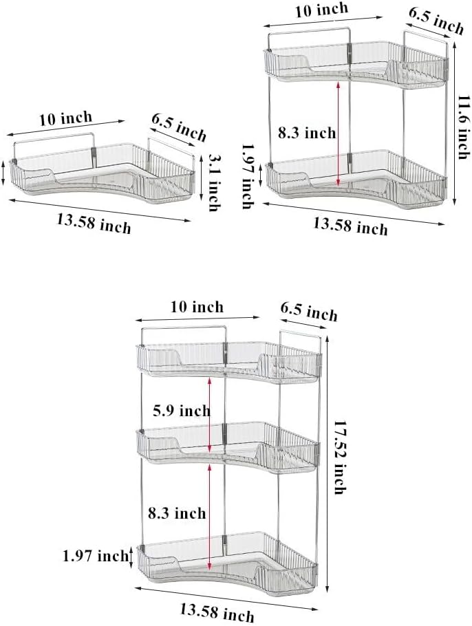 Make up Organizer, Kosmetik Organizer, Beauty Organizer, Hautpflege Organizer für Bad Schminktisch (