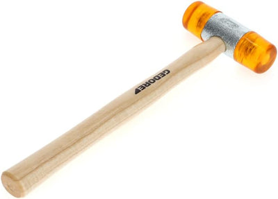 GEDORE 8821430 Plastikhammer, Ø 32 mm, Auswechselbare Köpfe aus Cellulose-Acetat, Robuster Stiel aus