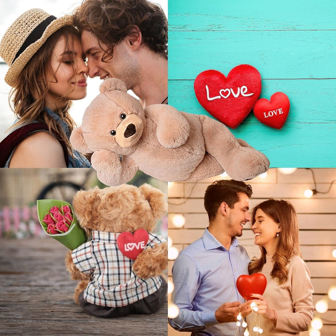 TE-Trend Kuscheltier XXL Teddybär gross Riesen Teddy Plüschtier Stofftier Kinder Geschenke aus Plüsc