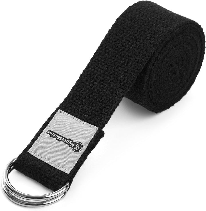 HyperMotion Yogamatte NBR 183x61x1,5 cm Altrosa, Extra Dick 15 mm, Rutschfest, mit Trage- und Stretc