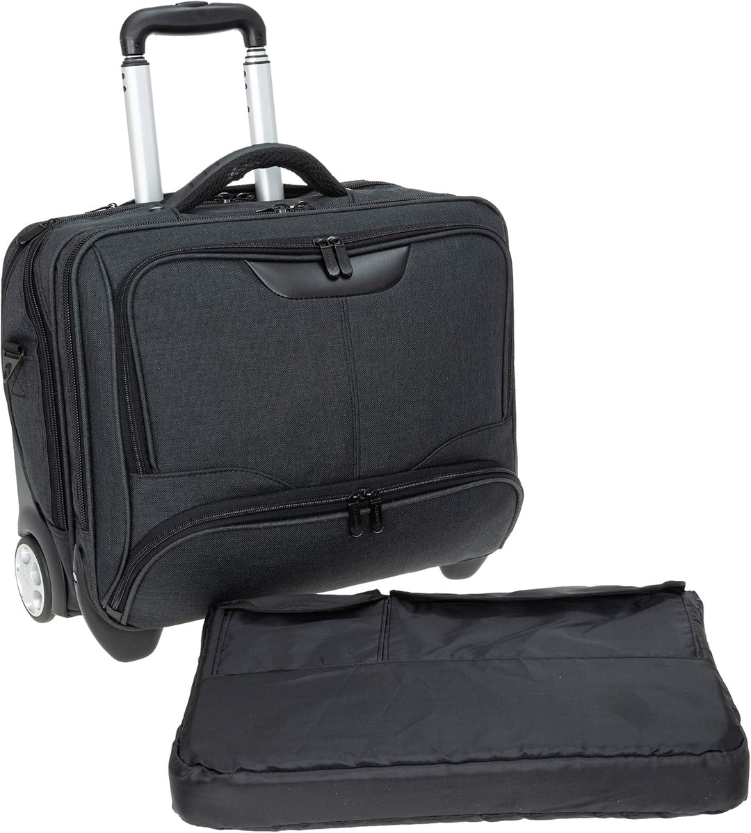 Trolley Pilotenkoffer Dermata Notebook Laptop Trolly Handgepäck Luggage 3456CV Anthrazit