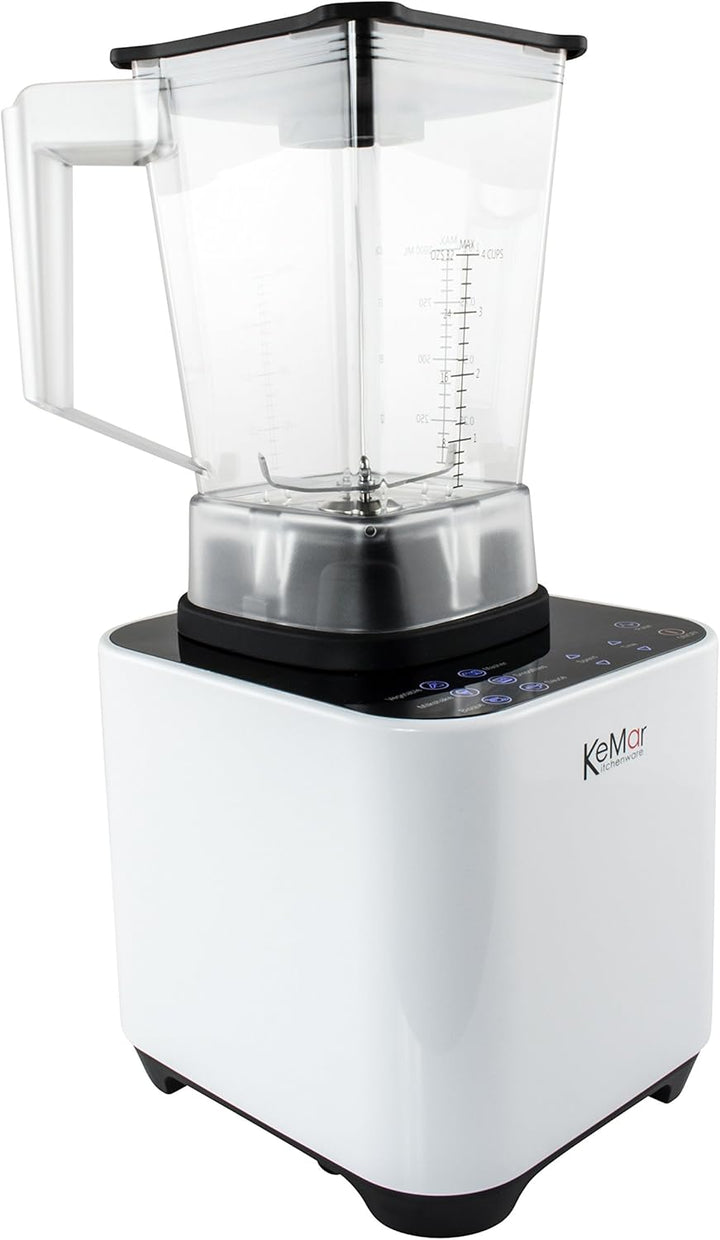 Hochleistungstandmixer (1.500W, 30.000 U/min 6 Programme, Touch Bedienung, inkl. 1L und 2L Behälter