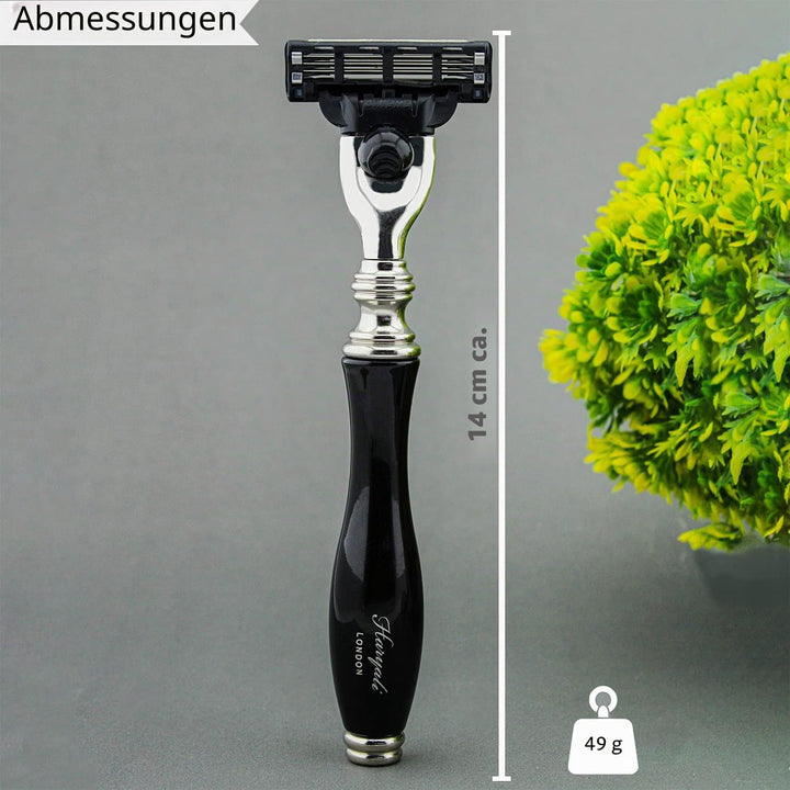 Weihnachten Herren- Rasur-Geschenk Set mit Dachs Haarbürste Rasiermesser Rasieren Soap And Rasiersch