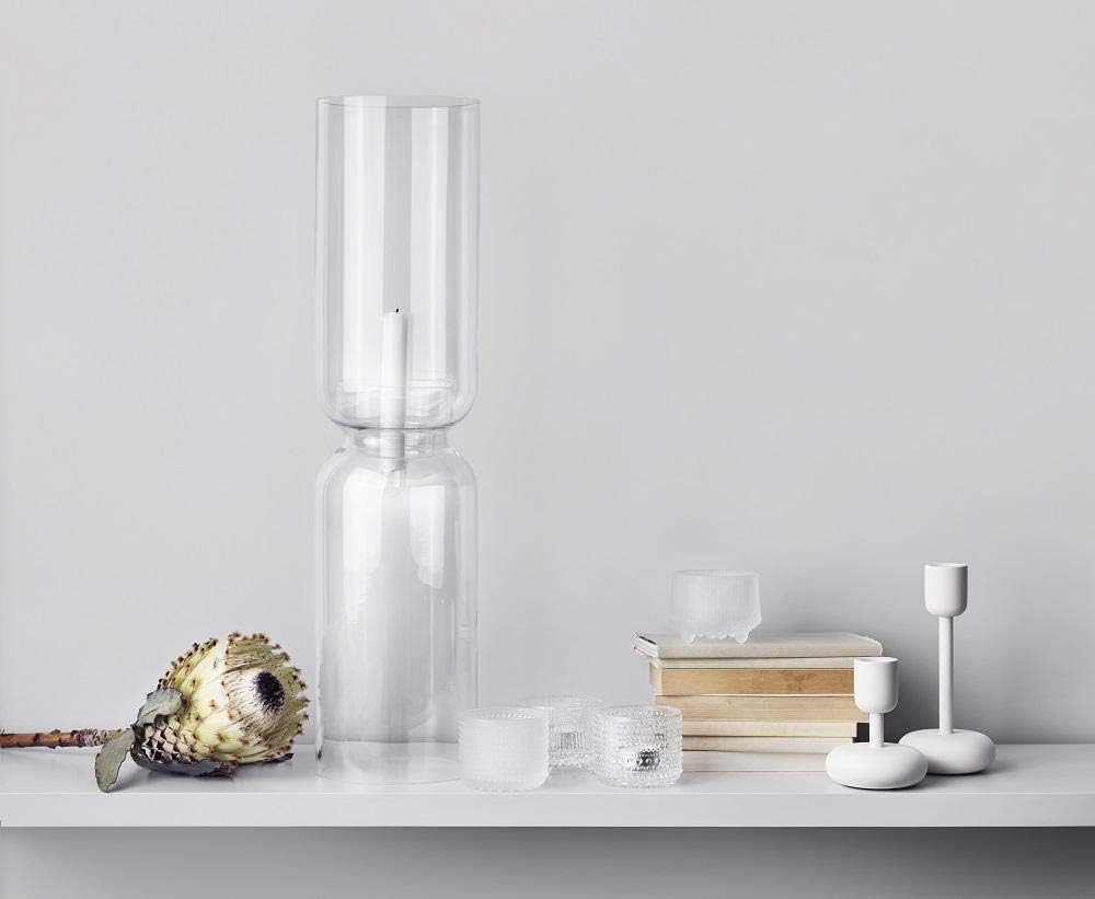Iittala Kerzenhalter Lantern Glas grau, 60cm 60cm Grau, 60cm Grau