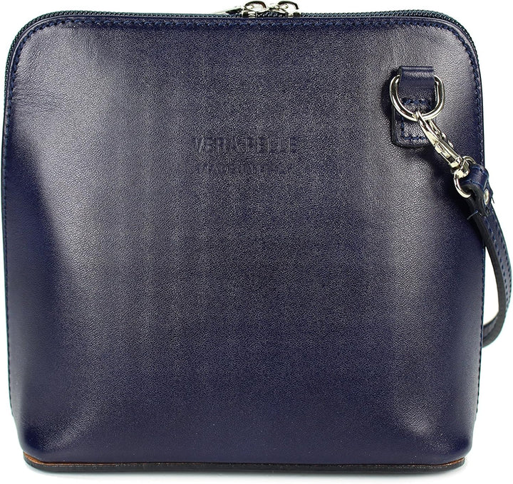 Belli italienische Ledertasche Damen Umhängetasche klein Handtasche Schultertasche Abendtasche in du