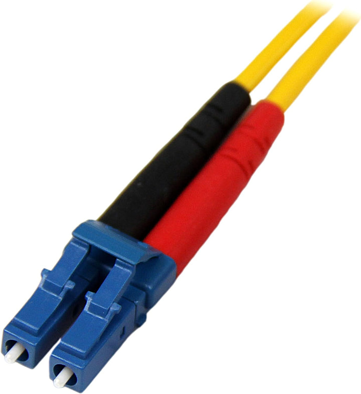 StarTech.com 10m Singlemode 9/125 Duplex LSZH LC auf LC OS1 LWL / Glasfaser-Netzwerkkabel, Gelb gelb