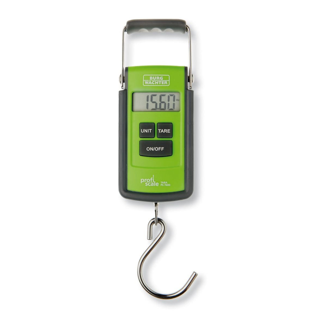Burg-Wächter, 76000 Handwaage Tara PS 7600, schwarz, Wiegen bis 40 kg, Einfache Bedienung Single, Si