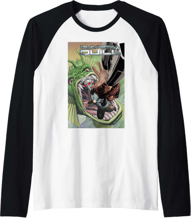Marvel Old Man Quill Comic Cover Raglan