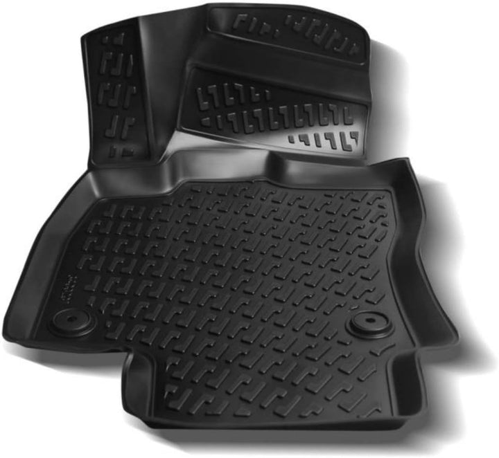 Rizline Passgenau 3D Fussmatten Auto Kompatibel mit Volkswagen Golf 5 & Golf 6 2002-2012 Auto Zubehö