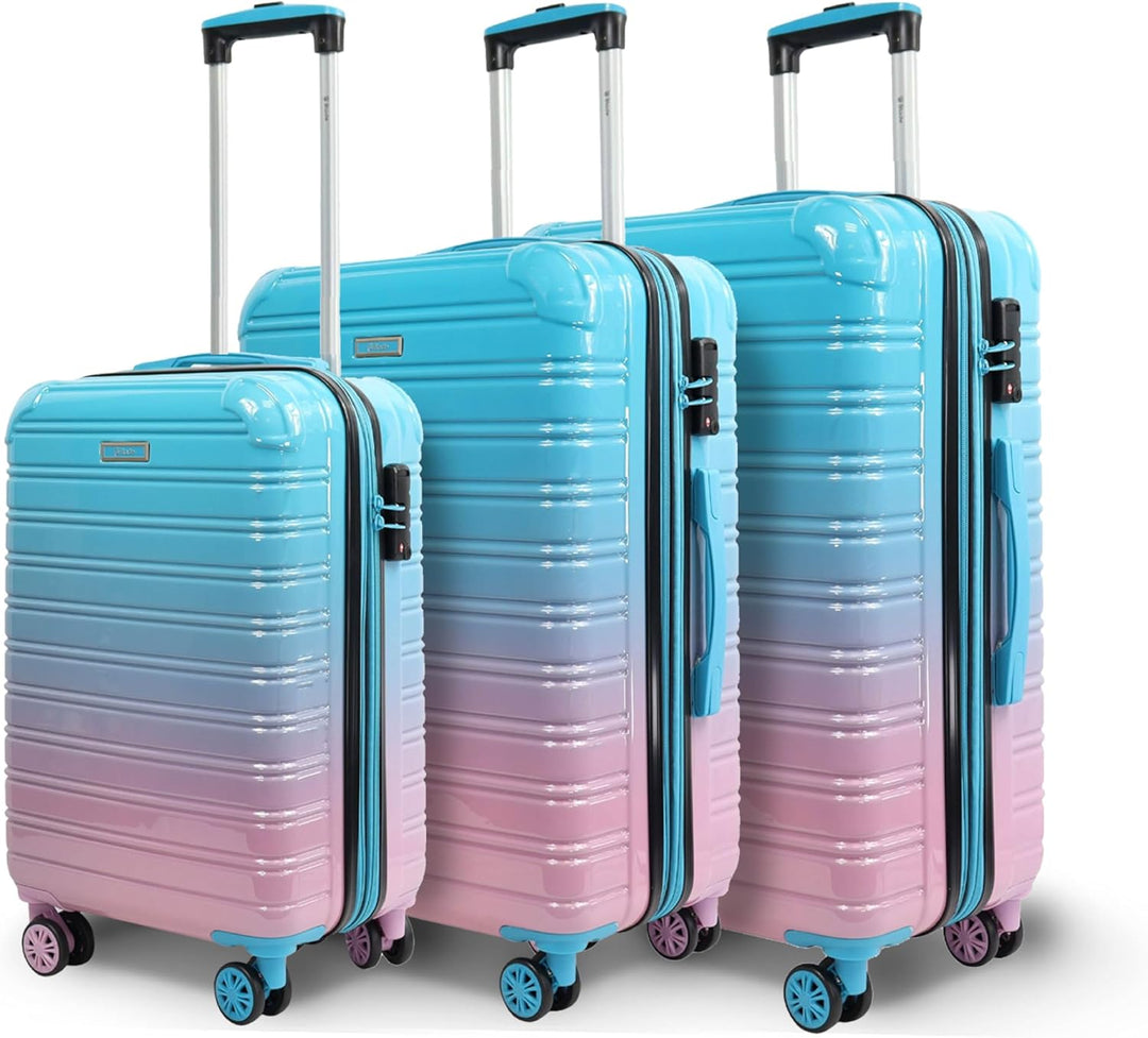 Blade Erweiterbares Handgepäck - Hartschalen Koffer Trolley - Leichter Reisekoffer Handgepäck aus AB