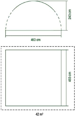 Coleman Event Dome Pavillon, stabiles Partyzelt mit Stahlgestänge, Gazebo, Eventzelt, Sonnenschutz S