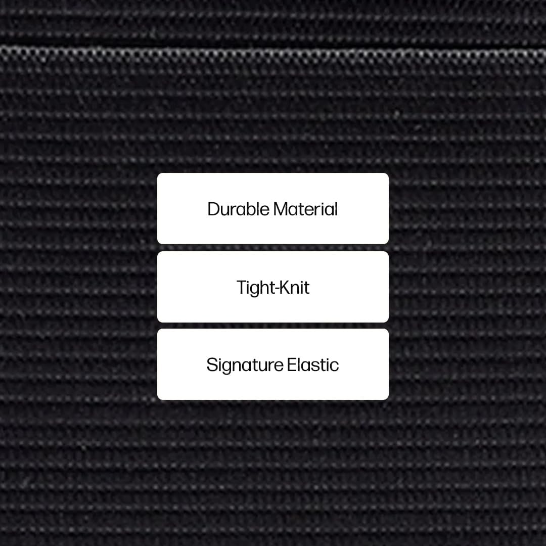 Thread Wallets - Slim Minimalist Wallet - Front Pocket Credit Card Holder Einheitsgrösse Schwarz, Ei