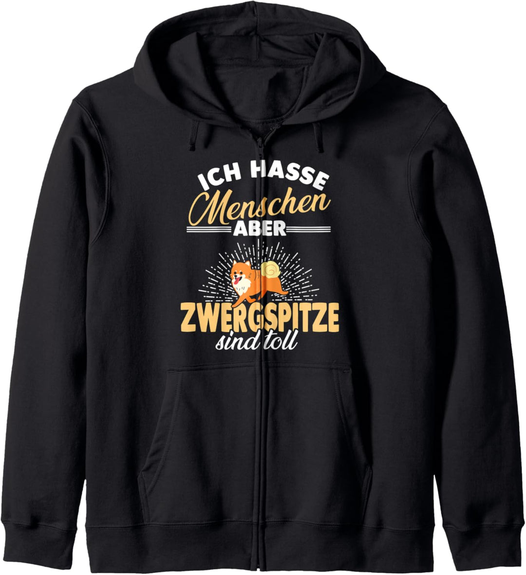 Zwergspitz sind toll Zwergspitz Pomeranian Kapuzenjacke
