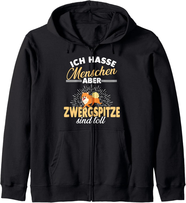 Zwergspitz sind toll Zwergspitz Pomeranian Kapuzenjacke