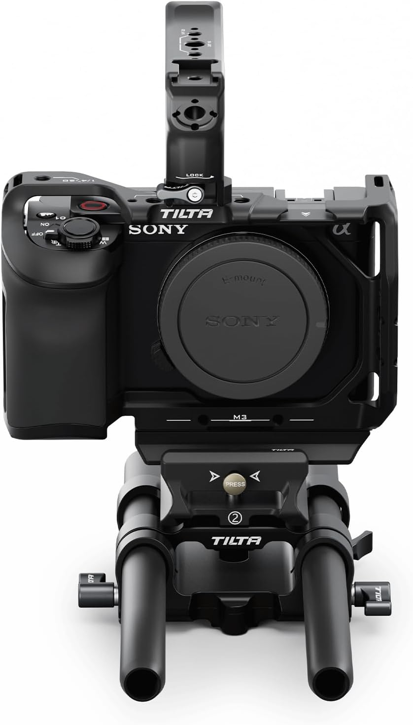 Tilta ZV-E1 Cage, Kompletter Kamerakäfig Kompatibel mit Sony ZV-E1 Pro Kit mit oberem Griff, Kühlsys