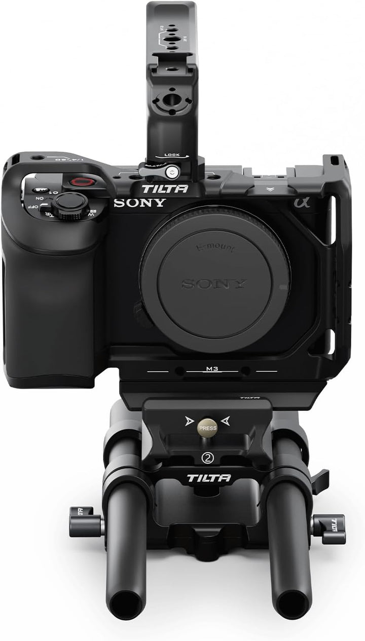 Tilta ZV-E1 Cage, Kompletter Kamerakäfig Kompatibel mit Sony ZV-E1 Pro Kit mit oberem Griff, Kühlsys