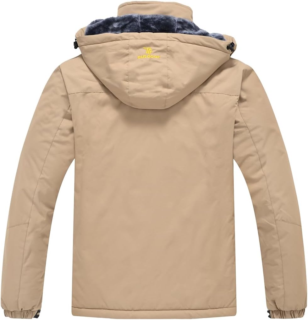 Herren Winter Fleecejacke Warm Jacke Softshelljacke Atmungsaktiv Outdoor Skijacke Winddichte Wasserd