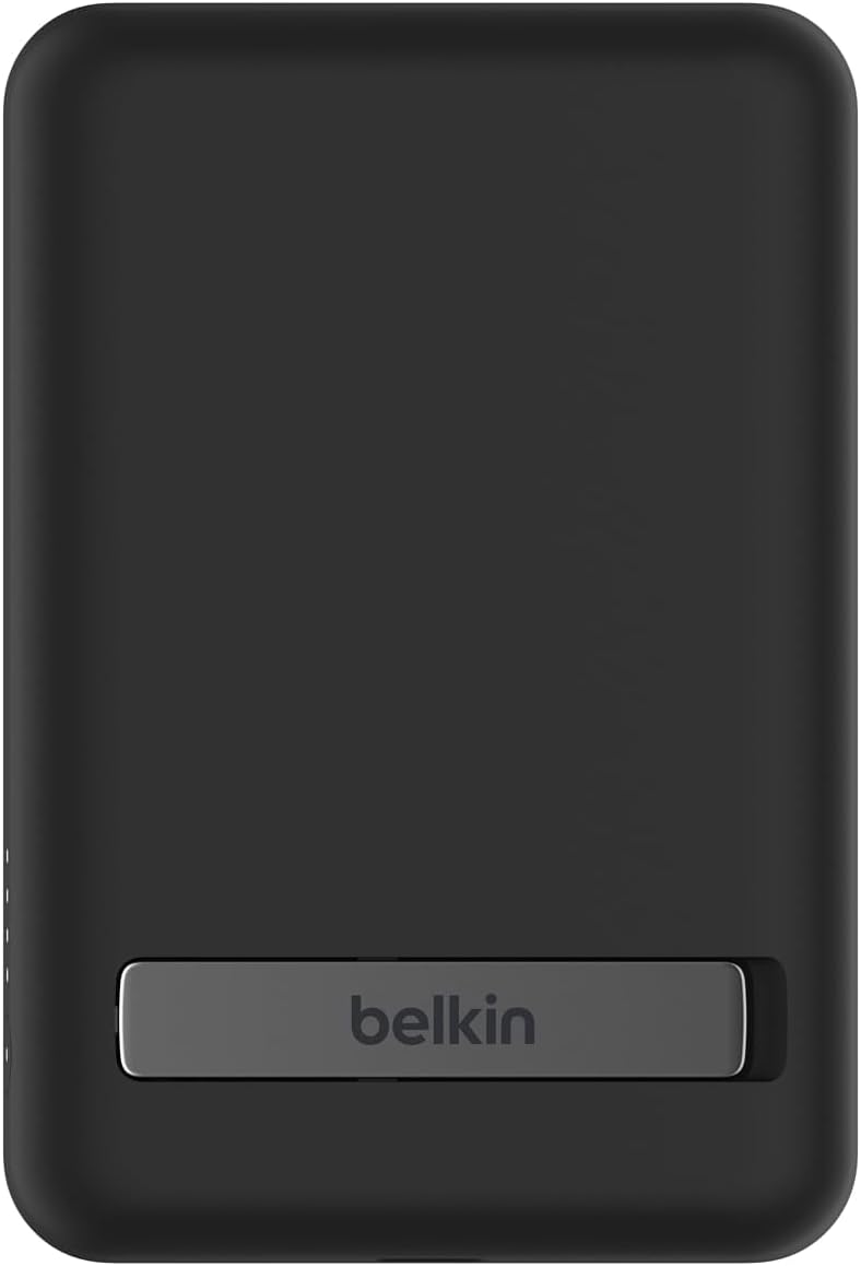 Belkin magnetische 5000-mAh-Powerbank, externer Handy-Akku, kompatibel mit MagSafe, mit Passthrough-