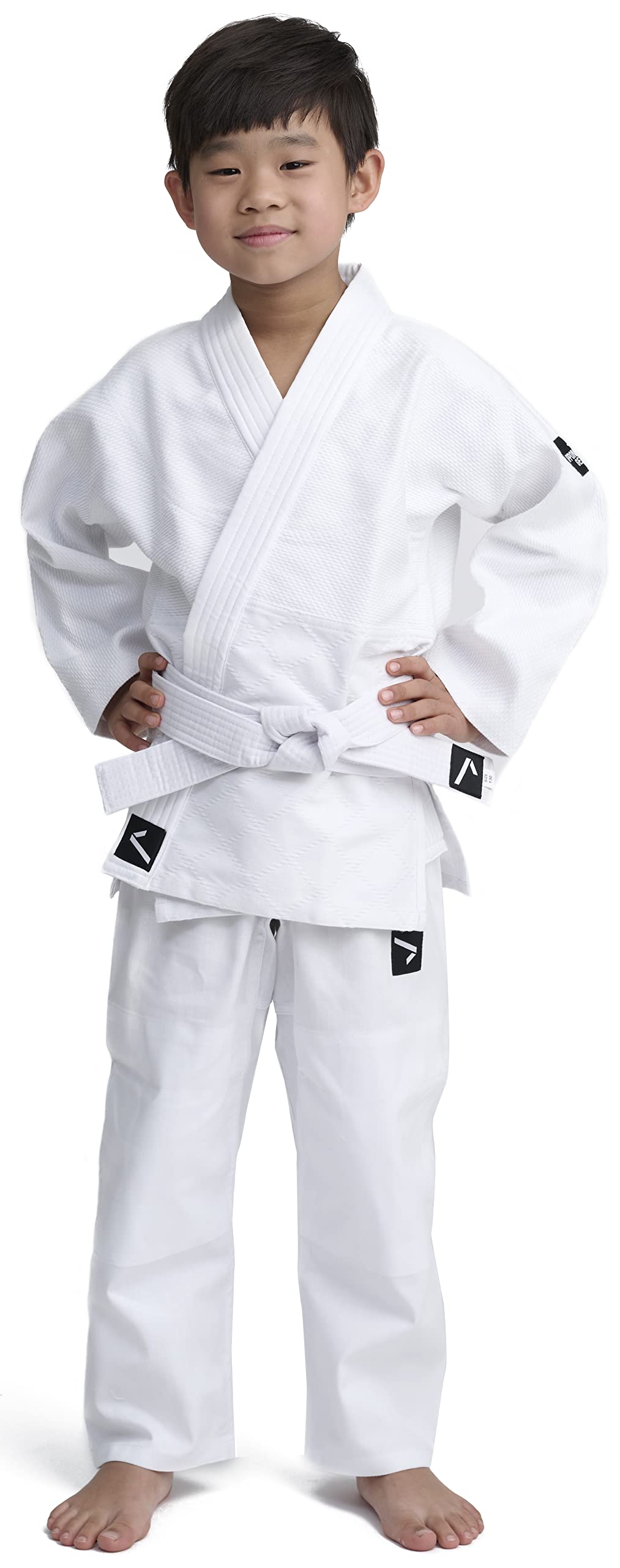 IPPONGEAR Future 2 Einsteiger &amp; Kinder Judoanzug inkl weissem Gürtel [Gummizug &amp; Schnürbund an der H