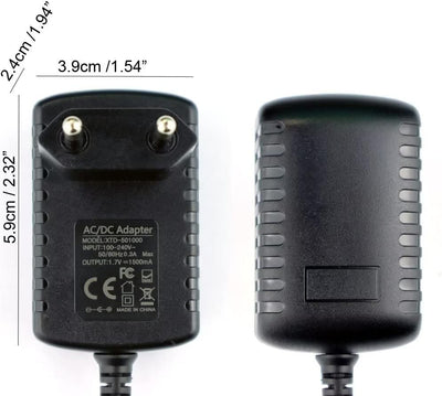 ENJOY-UNIQUE Adapter Ladegerät Netzteil Kabel kompatibel mit Panasonic Haartrimmer Rasierer ER2302,