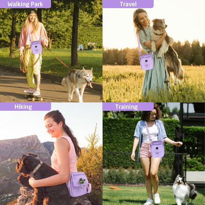 COOWONE wasserdichte Hundeleckerli-Tasche, Hundespaziergang Tasche, Leckerli-Tasche für Hunde, Hunde