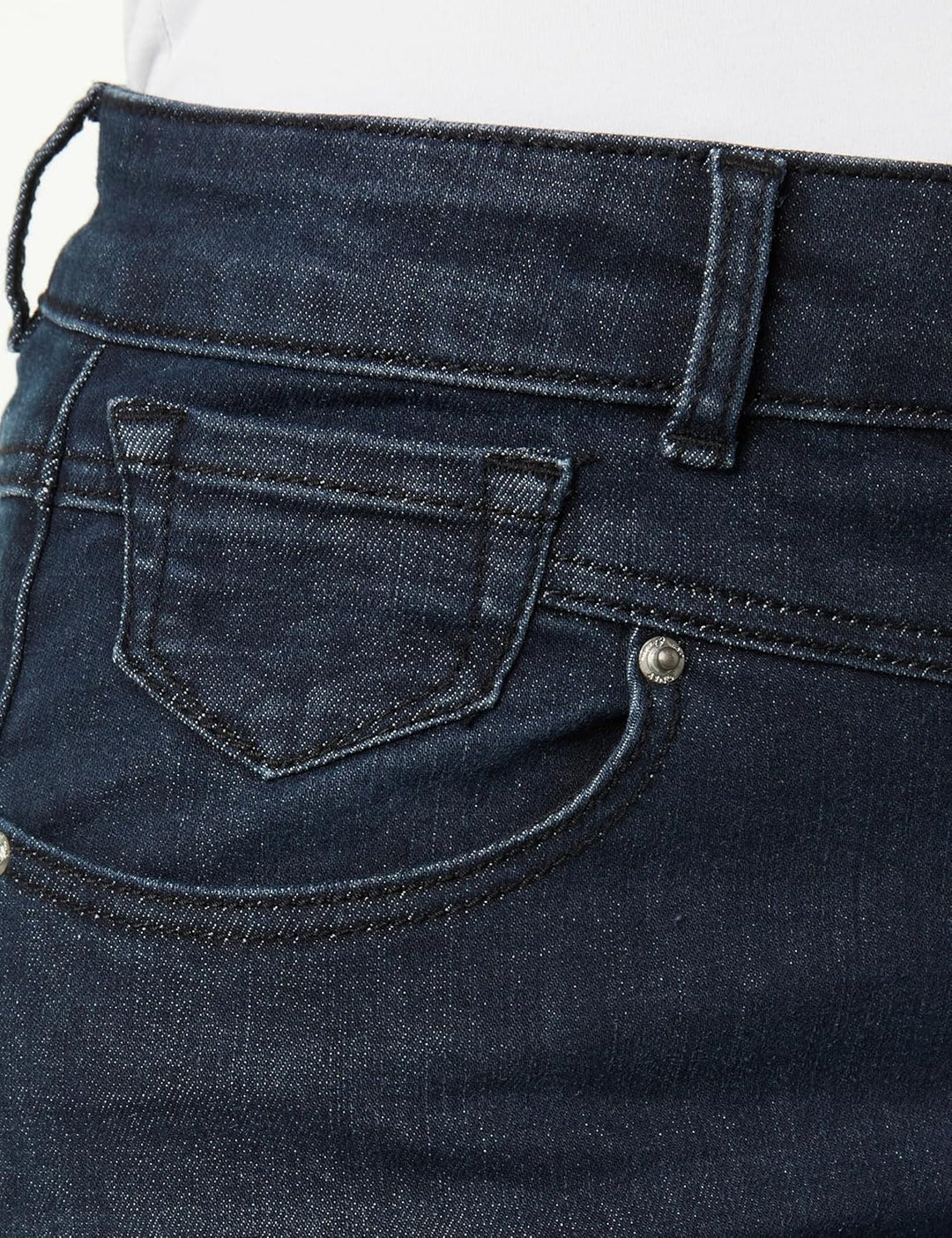 ONLY Damen Onlwauw Hw Dou But Cut Skinny Dnm Ext XS / 30L Blue Black Denim, XS / 30L Blue Black Deni