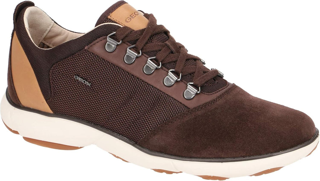 Geox Herren U Nebula A Sneaker, 41 EU Braun Brown C0013