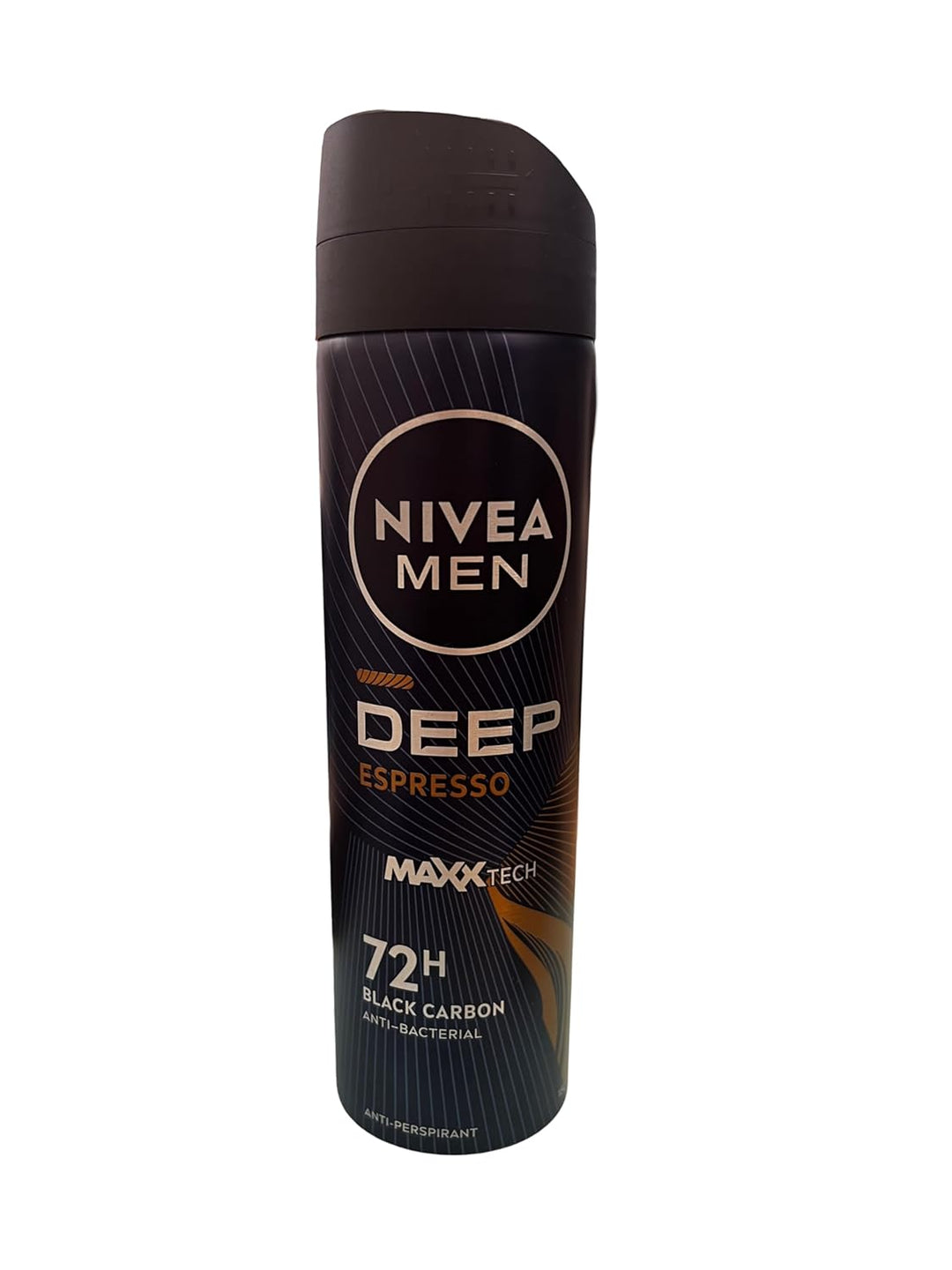 6er Pack - Nivea Men Deospray - Deep Black Carbon Dark Espresso - Antitranspirant - 150ml