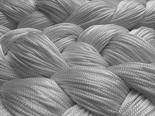 Kaikoon Fadenvorhang Fadenstore Messe B1 schwer entflammbar 150 cm x 300 cm (BxH) Silber Neu