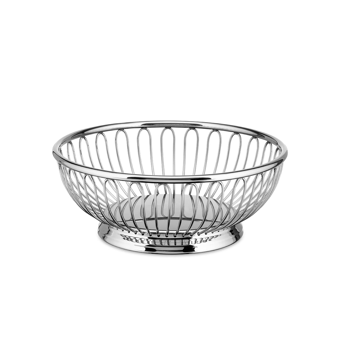Alessi 826/15 - Runder Draht Design Korb aus Edelstahl 18/10, Poliert, Silber 6-Inch, 6-Inch