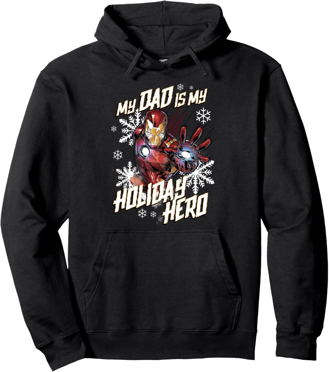 Marvel Iron Man Dad Holiday Hero Weihnachten Pullover Hoodie