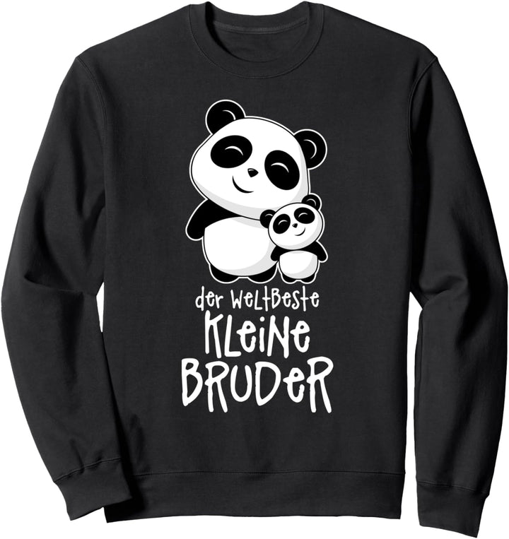 Der weltbeste kleine Bruder Süsse Pandas Panda Geschwister Sweatshirt