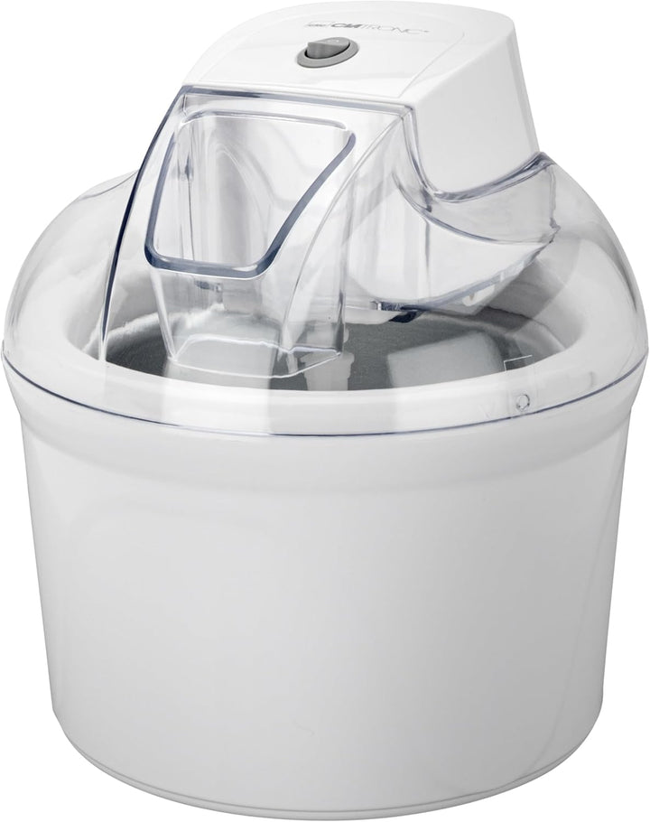 Clatronic Eismaschine/Softeismaschine/Speiseeismaschine ICM 3764 für Eiscreme/Sorbet/Frozen Yoghurt/