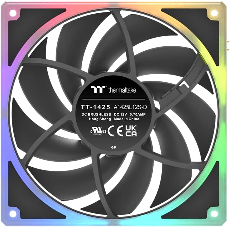 Thermaltake TOUGHFAN EX 120 | ARGB | 3Pack ARGB 120mm Black, ARGB 120mm Black