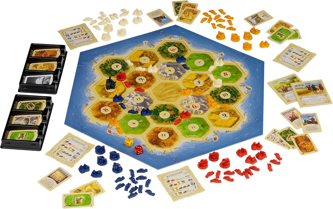 KOSMOS 693602 Catan - Das Spiel, Basisspiel Siedler von Catan 2020 Edition 2020, Edition 2020