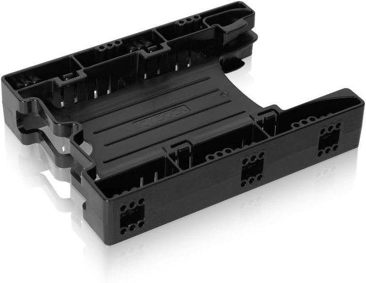 ICY DOCK Einbaurahmen für 2X 2,5 Zoll (6,4cm) SSDs/HDDs in 1x 3,5 Zoll (8,9cm) EZ-Fit Light MB290SP-