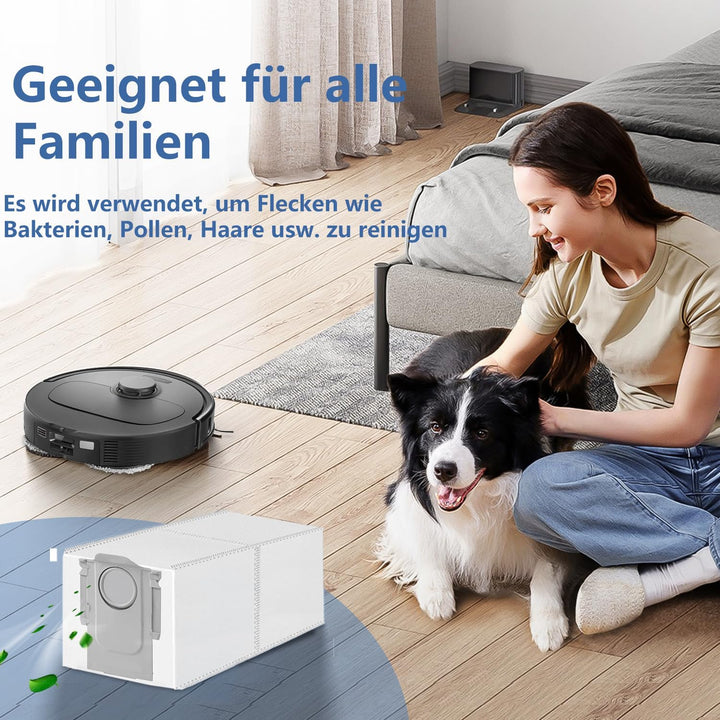 16 Stück Staubbeutel für Roborock Qrevo Pro/QV 35A/Saros 10R/Qrevo Maste/Qrevo Edge/Qrevo Curv/Q Rev