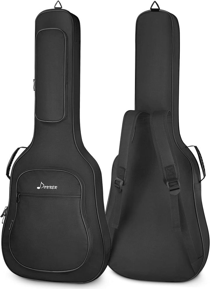 Donner Gitarrentasche Akustikgitarre Gigbag 10mm gepolstert wasserdicht Gitarre Rucksack Gitarrenhül