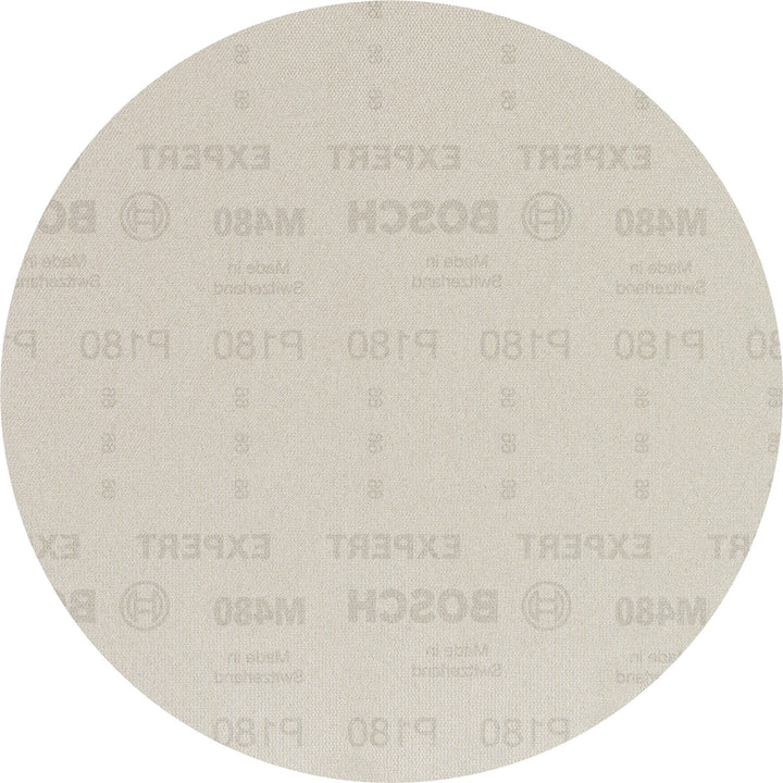 Bosch Professional 25x Expert M480 Schleifnetz (für Hartholz, Farbe auf Holz, Ø 225 mm, Körnung 180,