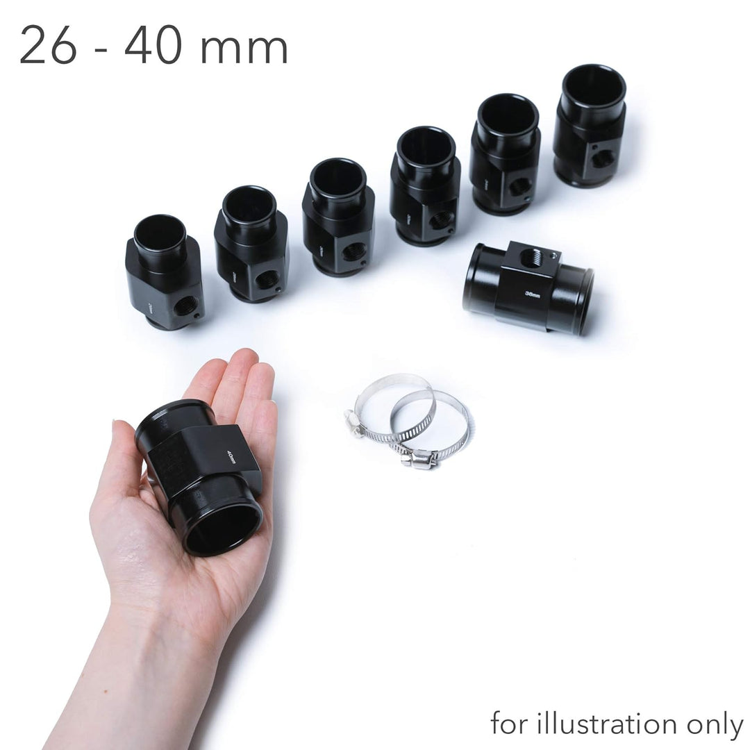 26mm, M14, Adapter Kühlerschlauch Kühlmittel Wasser Temperatur Geber Gewinde M14 metrisch Zusatz Ins