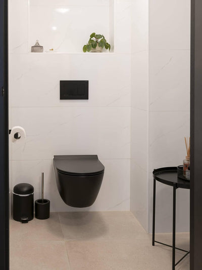 Geberit, Sigma30 115.883.16.1 Betätigungsplatte 2 Mengen, schwarz matt, 115883161 Single, Single