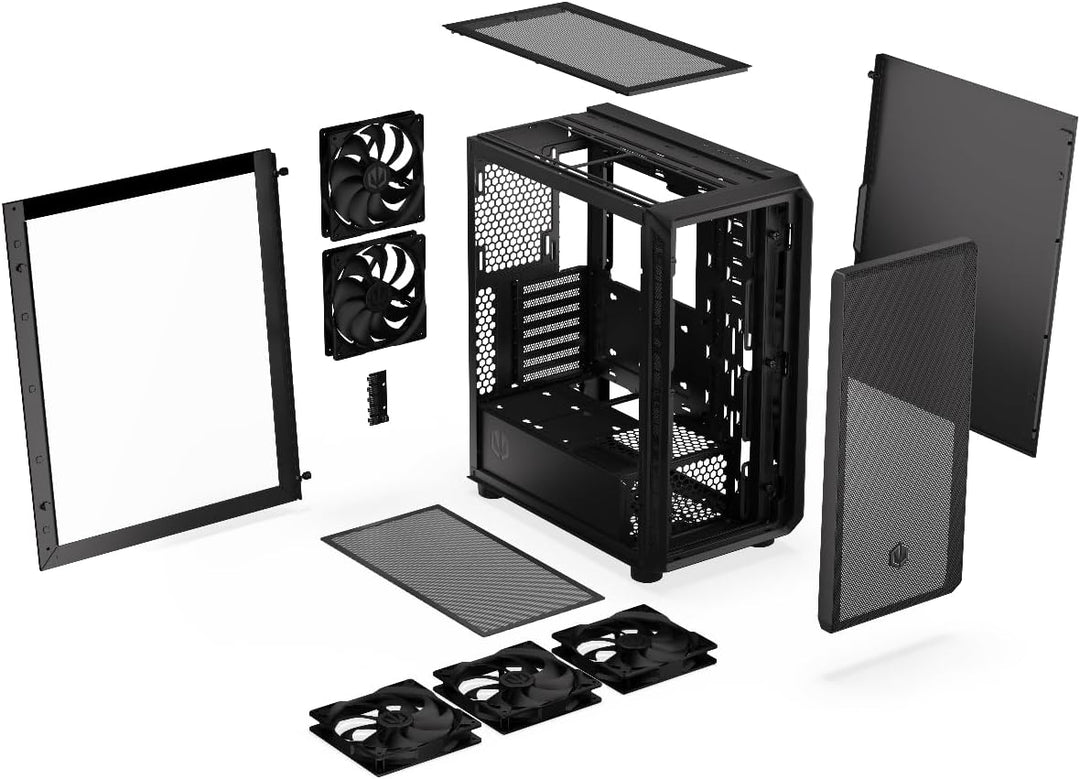 Endorfy Gehäuse Arx 500 Air - Midi 5x140mm Fans included, 5x140mm Fans included