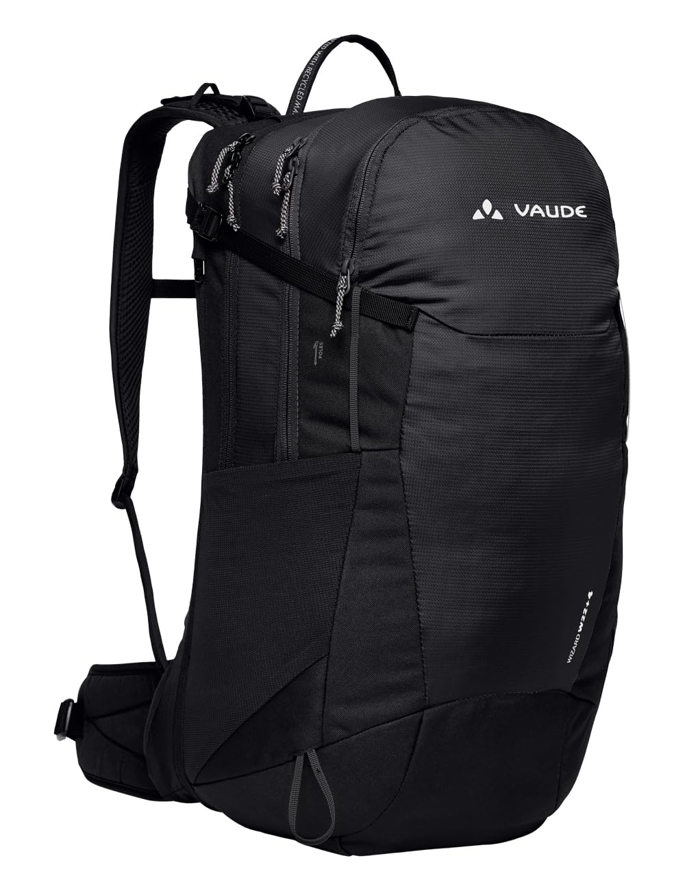 VAUDE Unisex Wizard 24+4 Rucksäcke20-29L Mittelgrosse Schwarz, Mittelgrosse Schwarz
